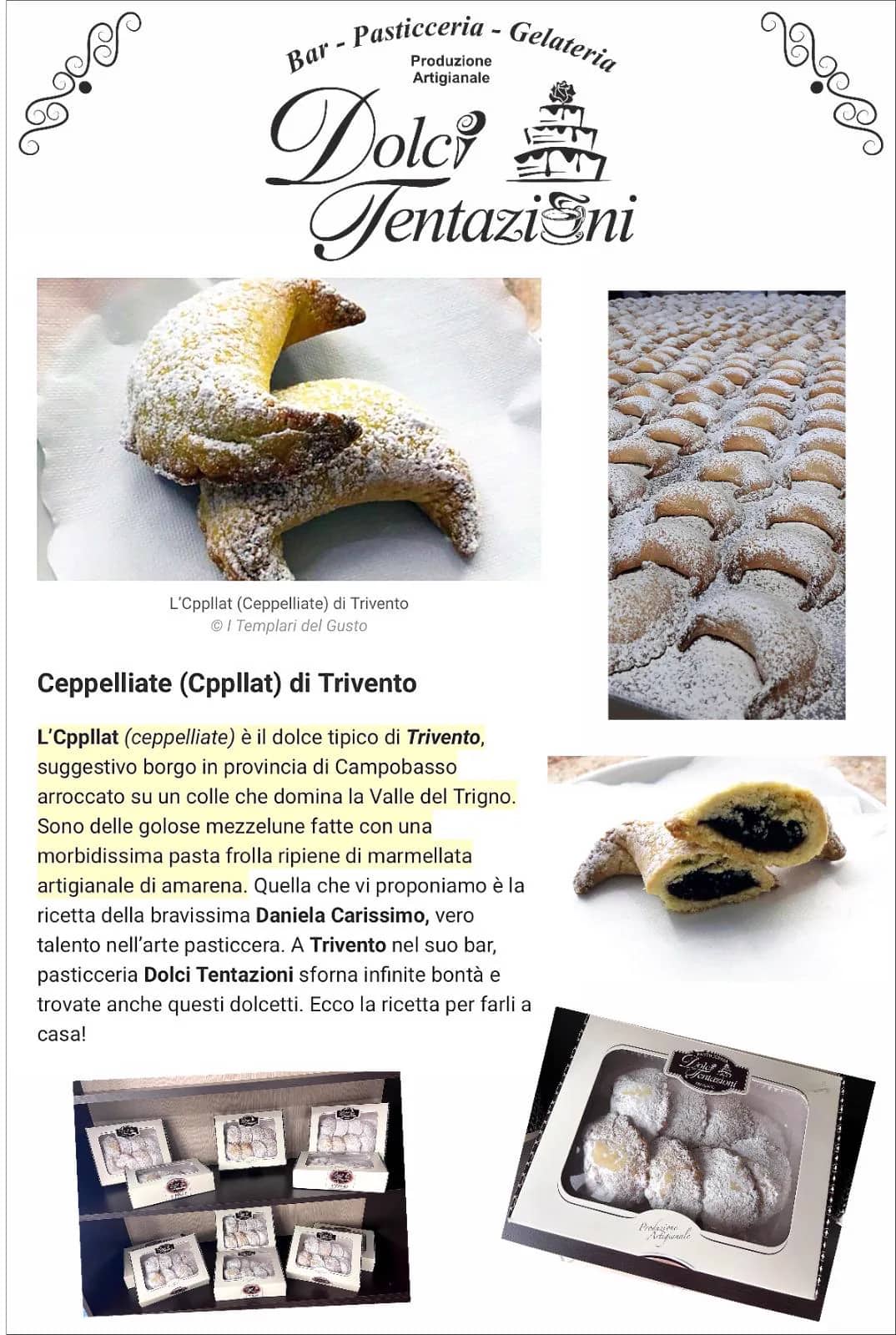 Scheda fotografica del C'ppllat di Trivento