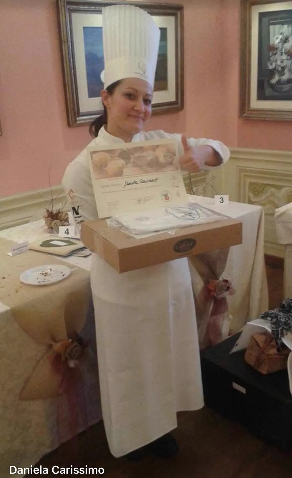 Attestato professionale di Daniela Carissimo