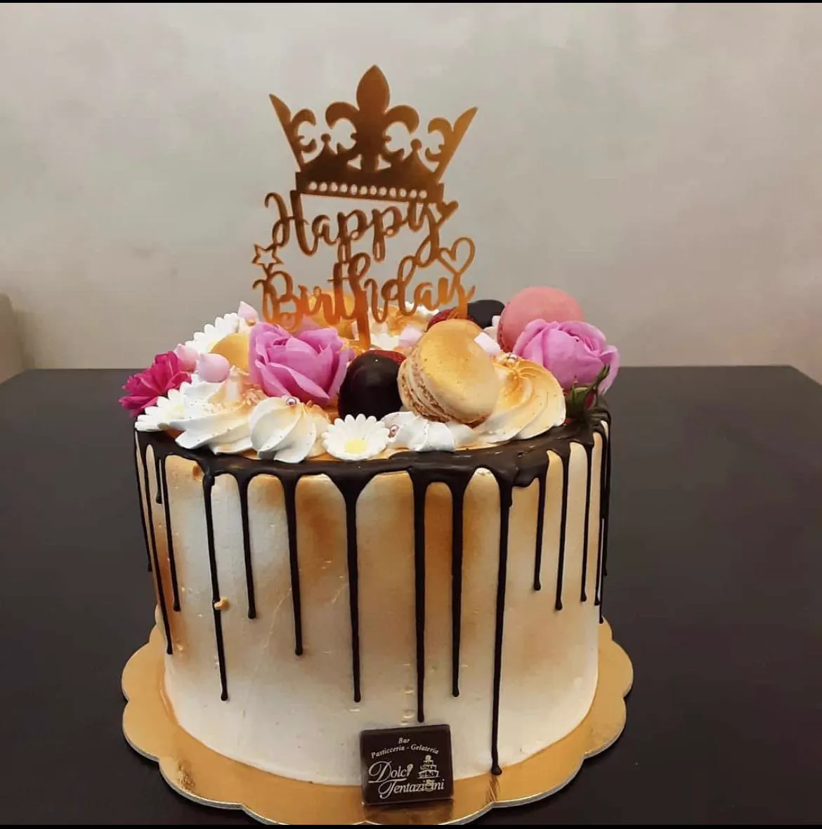 Torta di compleanno realizzata da Dolci Tentazioni