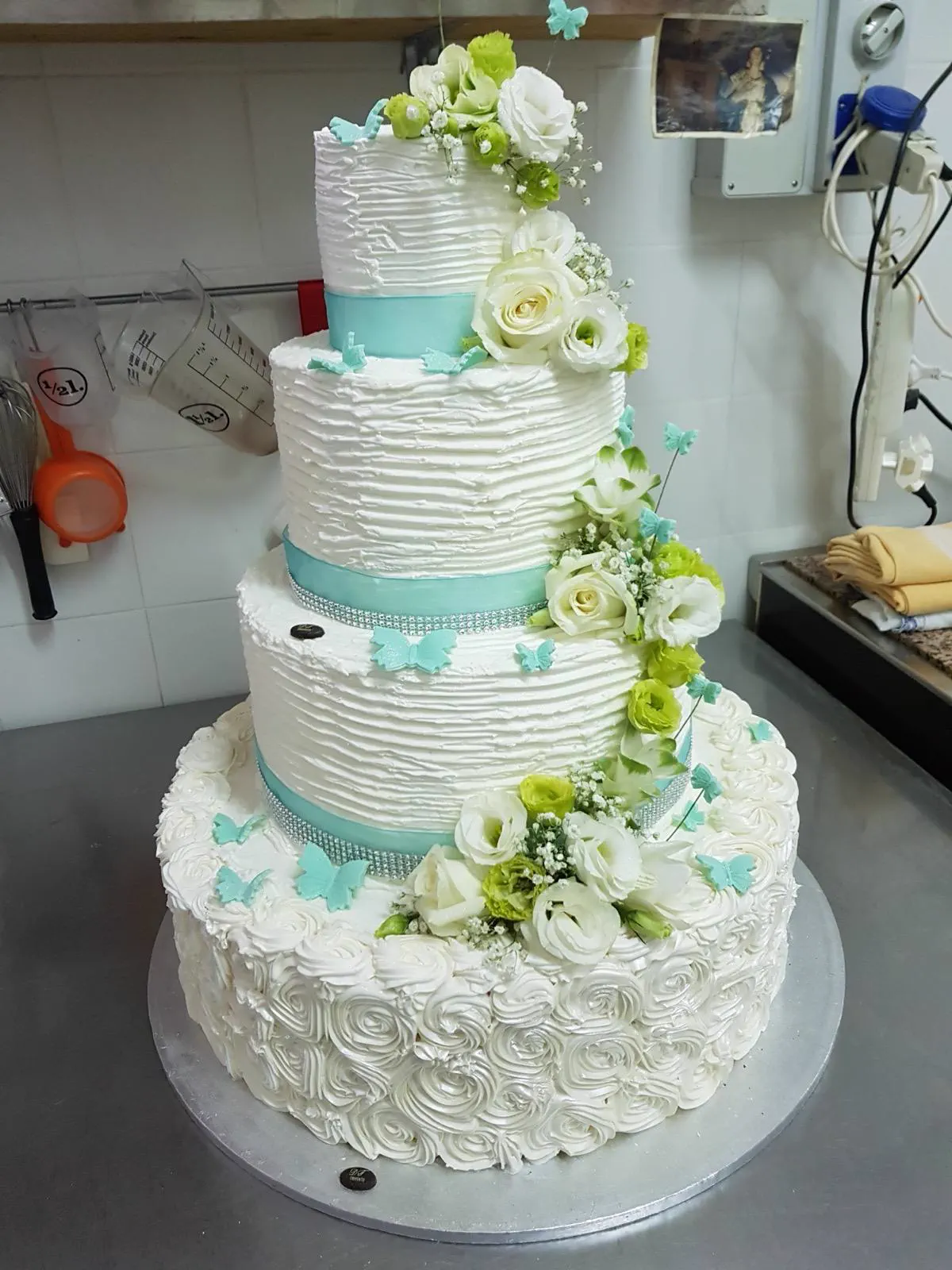 Torta nuziale realizzata da Dolci Tentazioni