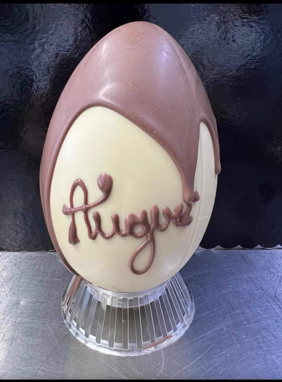 Uovo di cioccolato decorato di Dolci Tentazioni